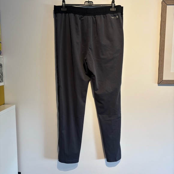 Y2k Vintage AND 1 Button Up Training Sweatpants Gray Black Large - Picture 10 of 15